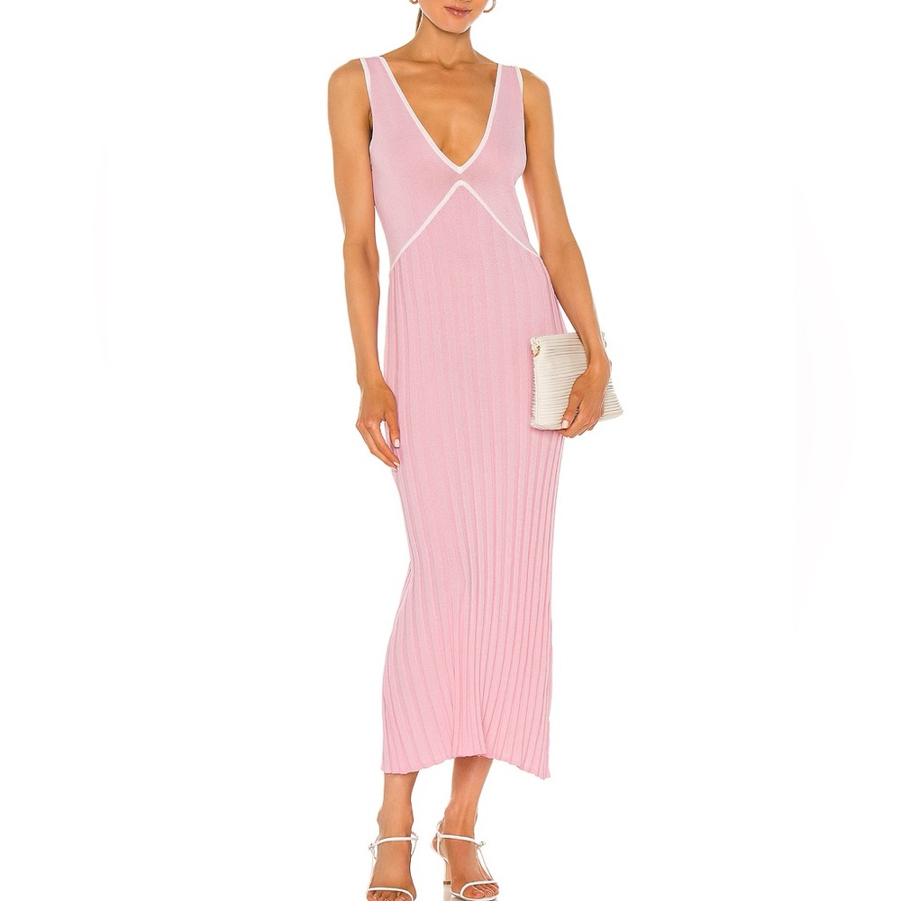 Solid & Striped Aubrey Dress, Cloud Pink, Size Small